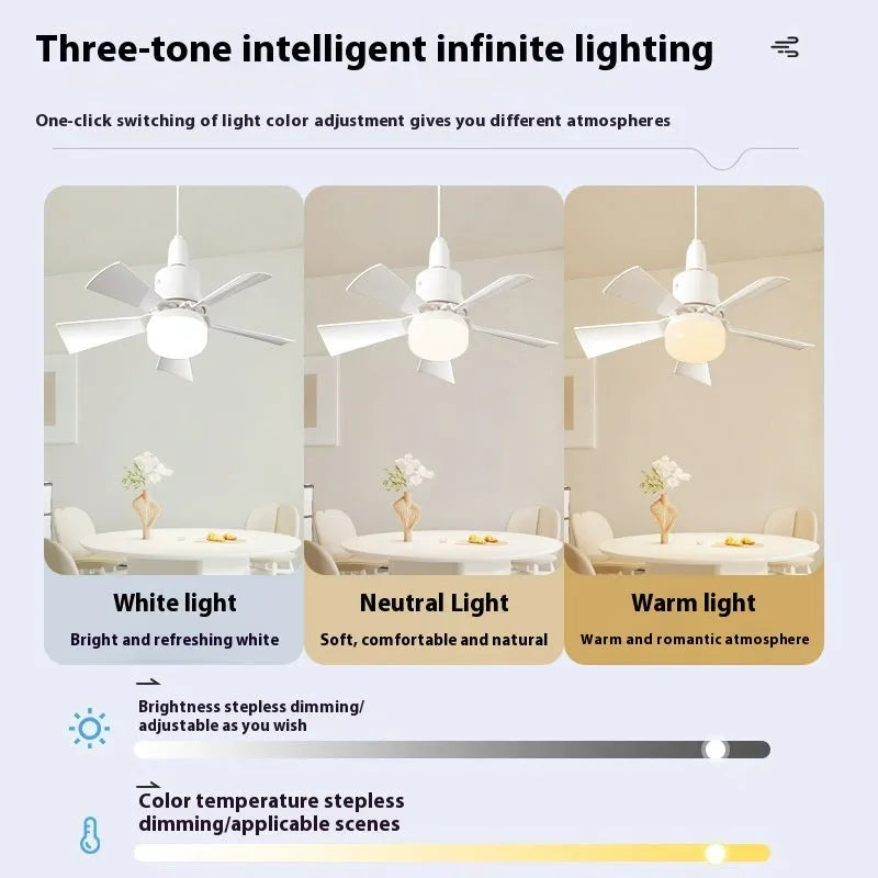 Fan Bulb Integrated Home Dormitory - Bellarte Enchanté Fan Bulb Integrated Home Dormitory